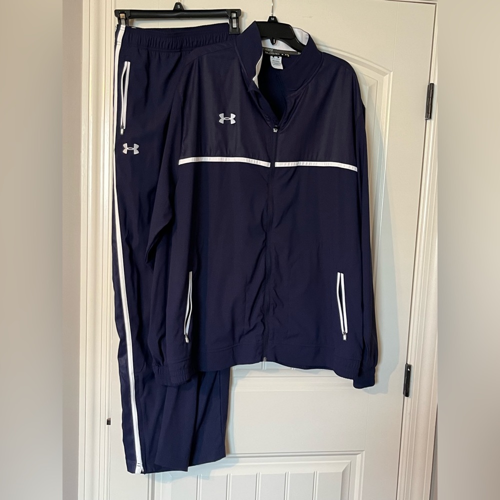 Navy Under Armour Jogging Suit